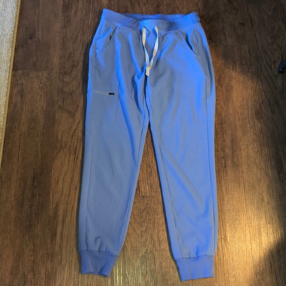 light blue jogger pants